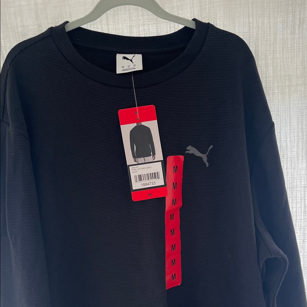 Puma Black Crewneck Sweatshirt